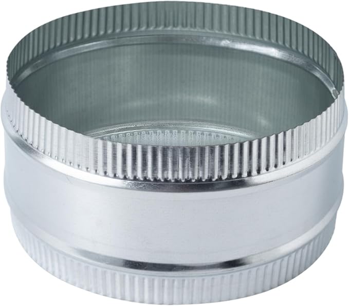 8 Inch Round Galvanized Steel Duct Connector by ZOWZEA