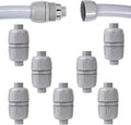 NPT 1/2 Double Conduit Liquid-Tight Connector Straight | Extend Repair Conduit by Aandxmok