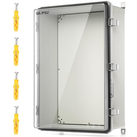 QILIPSU UL94-V0 Outdoor Electrical Box 24.2"x16.4"x9.1" Waterproof Junction Box by QILIPSU