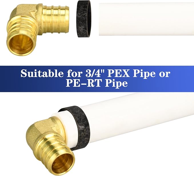 25 Pack 3/4" PEX Copper Crimp Rings | - Image 3