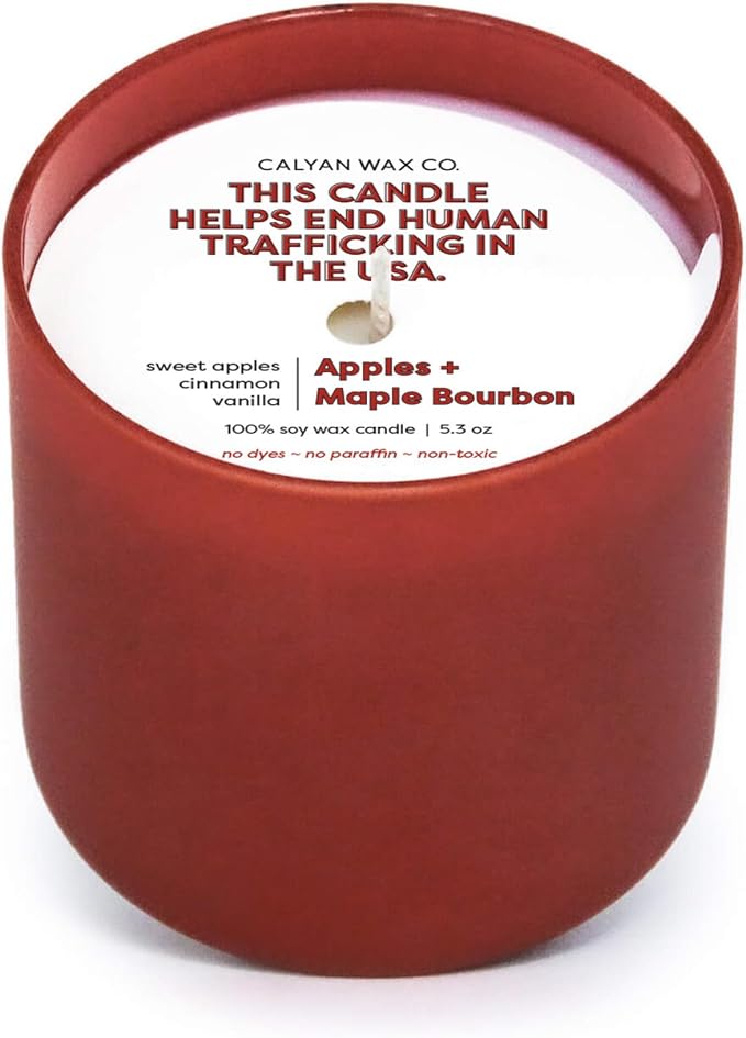 Dignity Series Apples & Maple Bourbon Scented Candle | 35 Hour Burn by CalyanWaxCo