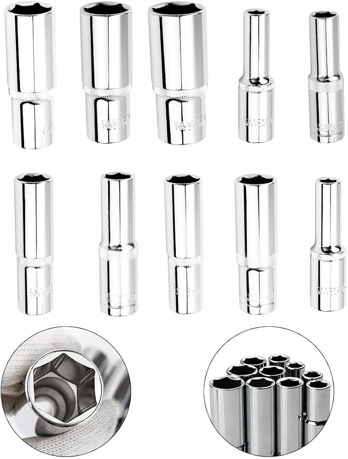 1/2 Inch Drive Deep Socket Adapter Compatible - Image 5