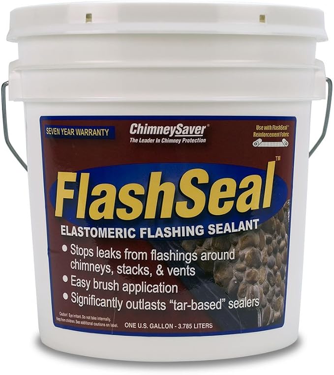FlashSeal Elastomeric Roof Chimney Flashing Sealant by ChimneySaver