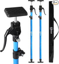 2PK Tallest Adjustable Support Pole 49-114 inch, Heavy Duty Aluminum Handle by Leikius