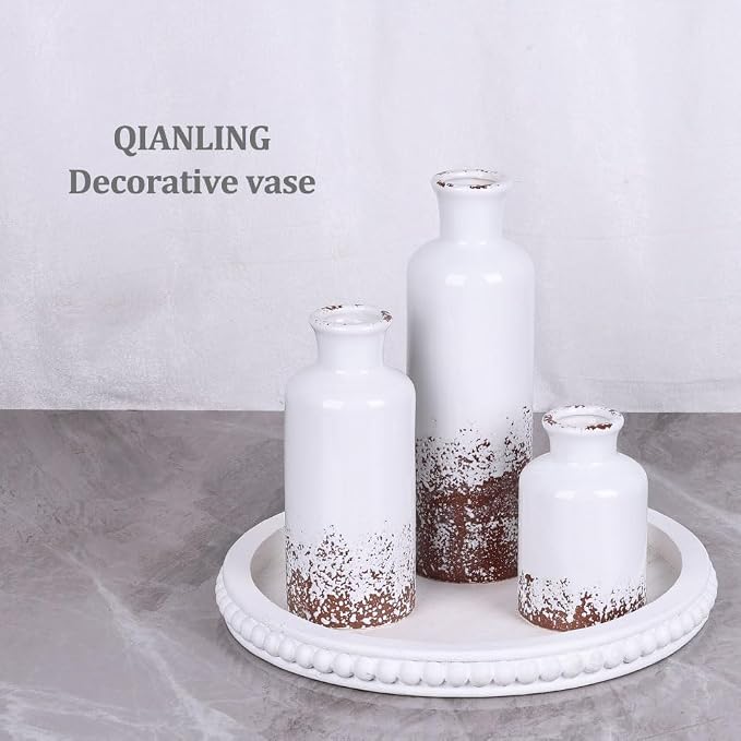 Gray Ceramic Vase Set - Image 8