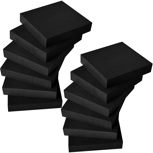 SenseYo 12 Pack Anti Vibration Pads 4" x 4" x 0.8" Mechanical Vibration by SenseYo