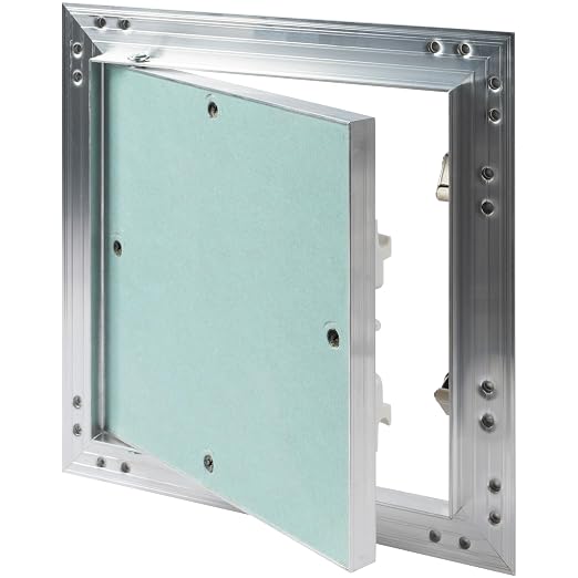8" x 8" Waterproof Drywall Access Panel, Tileable and Paintable Ceiling and by ECOPROVENT