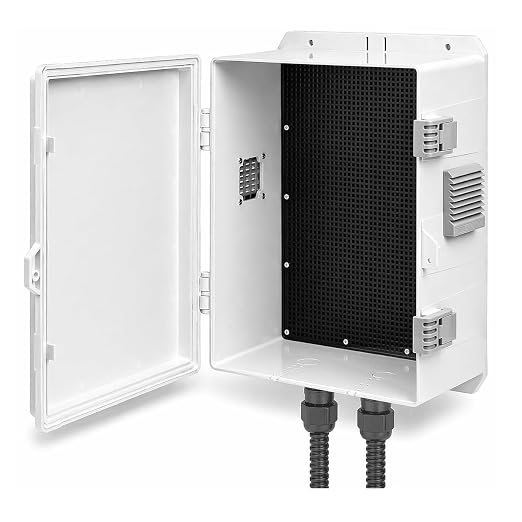 Outdoor Electrical Box with Ventilation System, Weatherproof ABS Junction Box by DYEENL