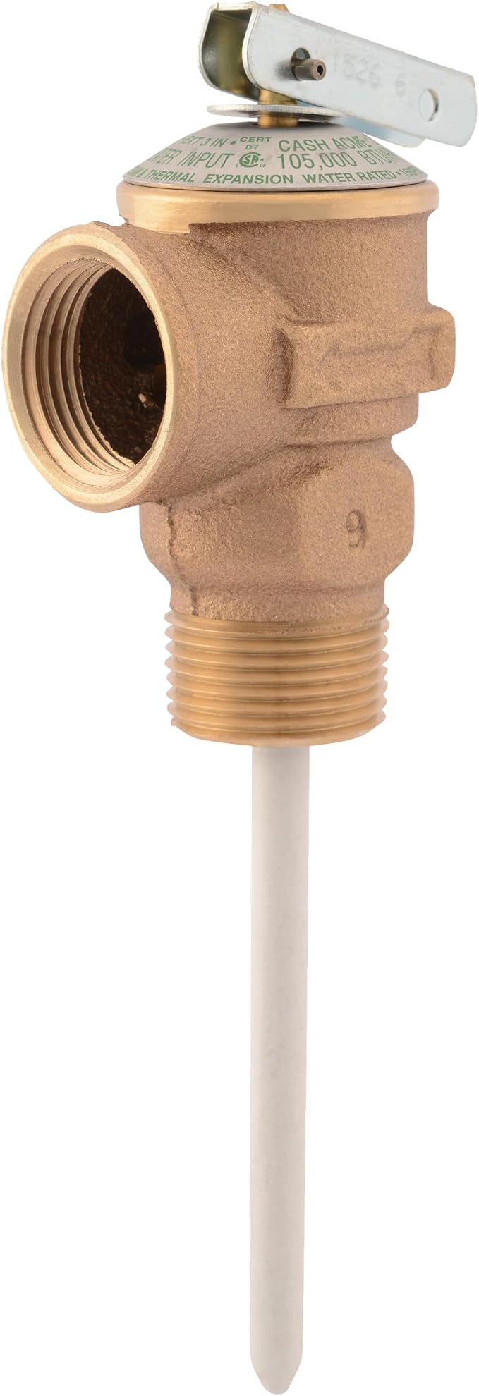 Cash Acme 3/4 Inch NCLX-5 Temperature and Pressure Relief Valve, Push to by CashAcme