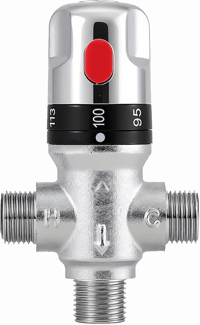 TreMax Thermostatic Mixing Valve, Shower Water Mixing Valve, - Image 2
