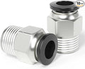 TAILONZ PNEUMATIC Male Straight 10mm Tube OD x 3/8 Inch NPT Thread Push to by TAILONZPNEUMATIC