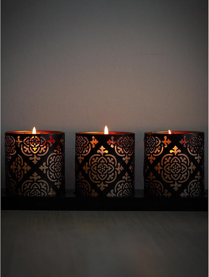 3x3 Pillar Candle Set of 3 - Image 4