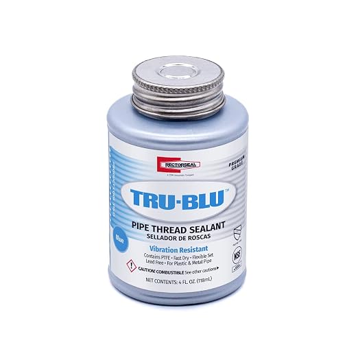 RectorSeal Tru-Blu 31631 Pipe Thread Sealant, PTFE Enriched, Designed by RectorSeal