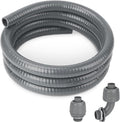 Electrical Conduit Kit 1/2" 6ft, AC Whip Kit, Liquid-Tight PVC Conduit | by HOMNUTS