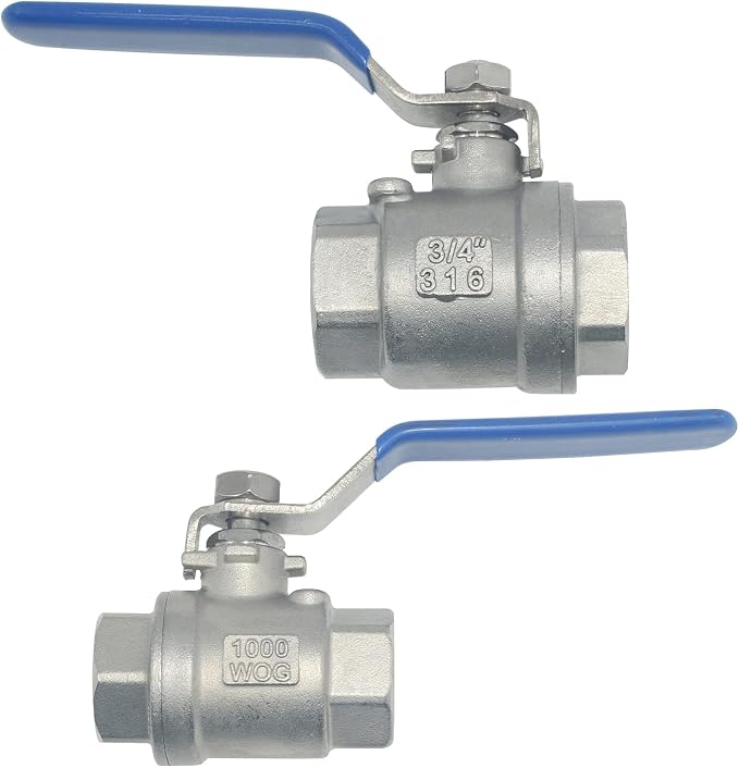 316 Stainless Steel 1/8"~3" Full Port Ball Valve - Image 4