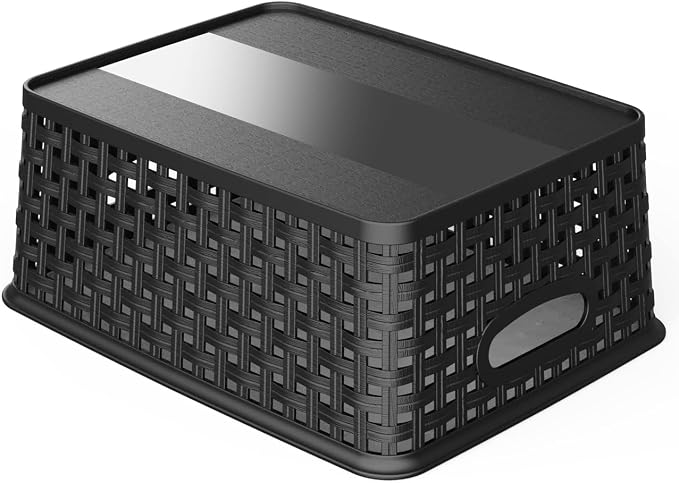 WYT Woven Storage Organizer Basket, 10.1 x 7.55 x 4.1 - Image 3