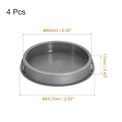 uxcell 60mm/2.36" Plastic Hole Plugs - Image 2