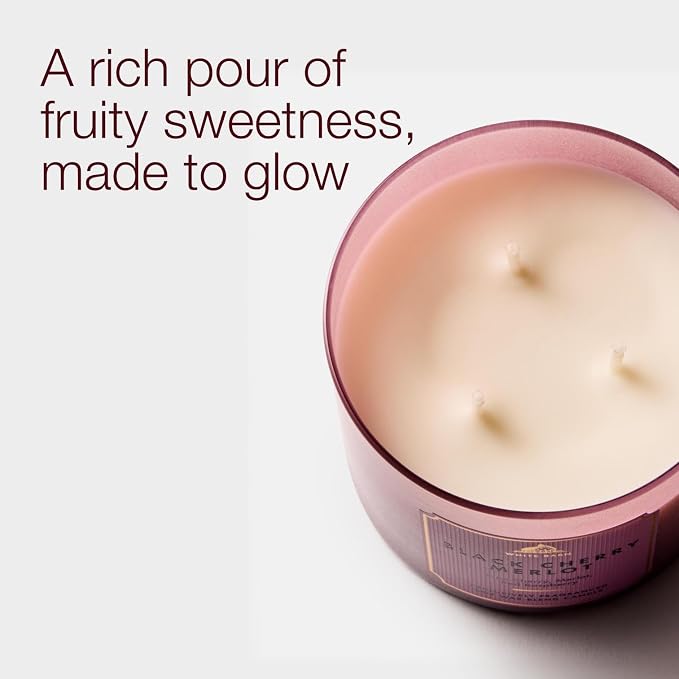 Bath & Body Works Black Cherry Merlot 3-Wick Candle - Image 2