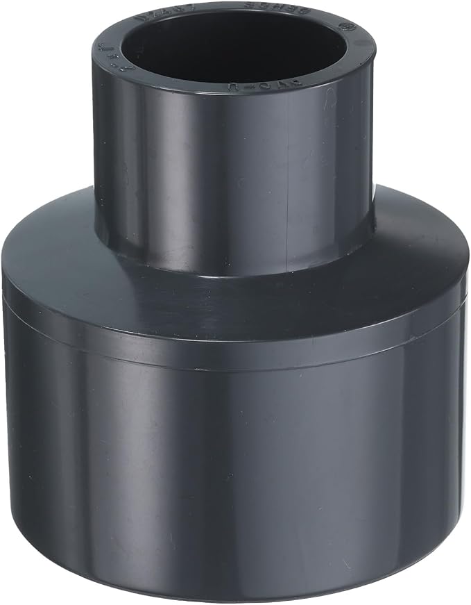 HARFINGTON PVC Reducing Coupling 2 x 1" Increaser/Reducer Coupling Pipe by HARFINGTON