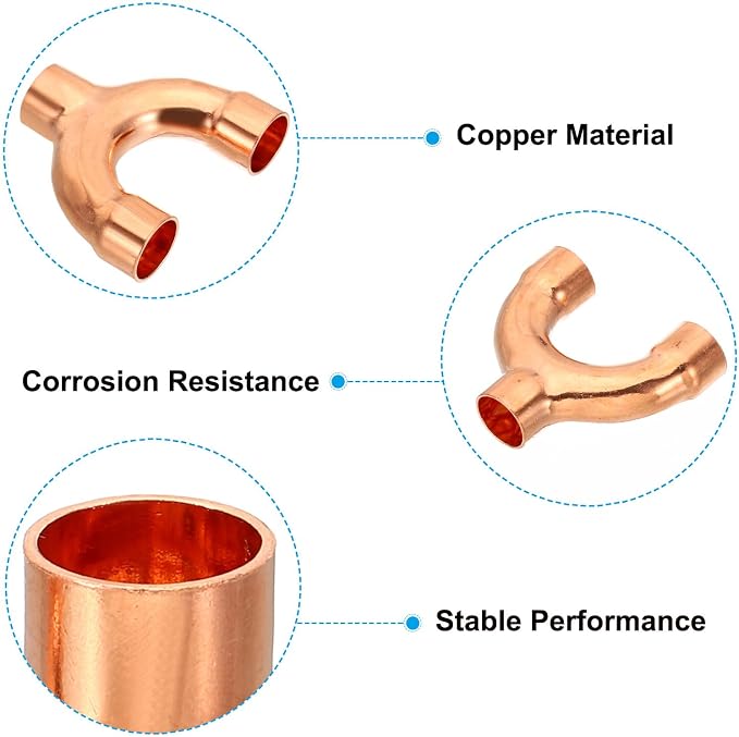 PATIKIL 5/8 Inch ID Copper Fitting - Image 3