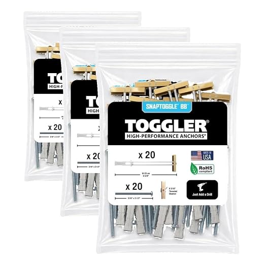 TOGGLER SNAPTOGGLE Drywall Anchor by TOGGLER