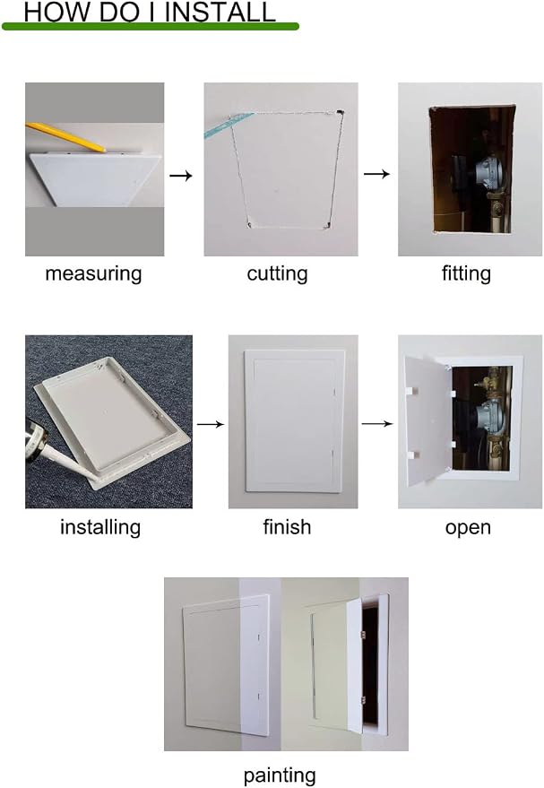 Fengze Plastic Access Panel Access Doors Decorative Ceiling Tile 450x450mm - Image 7