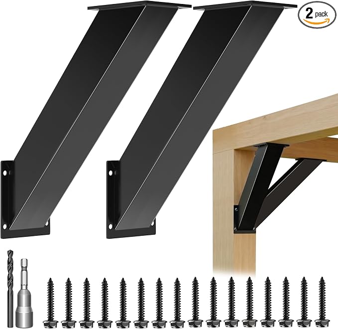 2pcs 45 Degree Angle Support Bracket by KFURNIKN