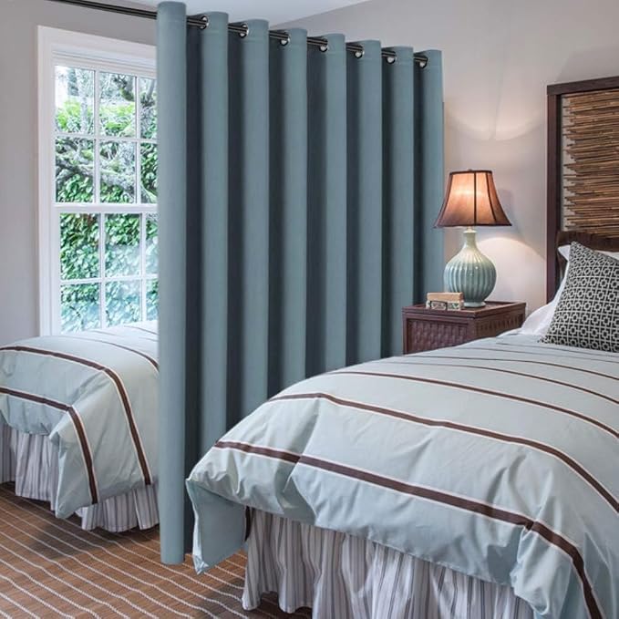 H.VERSAILTEX Blackout Patio Curtains 100 x 102 Inches - Image 2