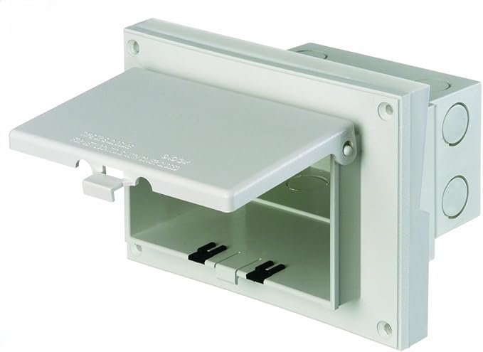 Arlington DBHR131W-1 Low Profile IN BOX Electrical Box by Arlington