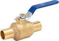 1-PCS PEX Ball Valve 1", Full Port Shut Off Valve 1/4 Turn | Brass by SUNGATOR