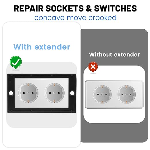 4 Pcs 1/2" Single Gang Box Extender Electrical Box Extender - Image 4