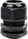 XHF 2 Pcs 1" IP68 Strain Relief Nylon Cord Grip Waterproof NPT Cable Glands by XHF