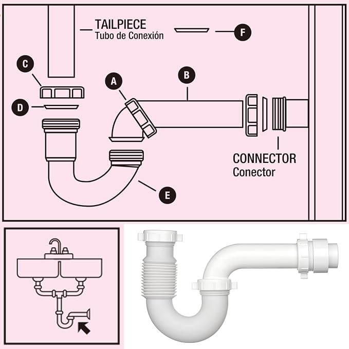 Yariwiz White P Trap 1 1/2 Inch - Image 7