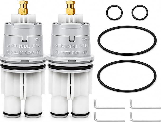 2 Pcs RP46074 Delta Shower Cartridge Compatible by TOVEN-RV