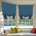 H.VERSAILTEX Balloon Shade Blackout Curtain Adjustable Thermal Insulated Tie Up by HVERSAILTEX