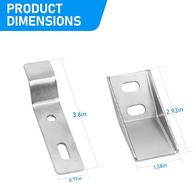 2 Set Urinal Ssink Wall Mounting Bracket Kit - Image 2