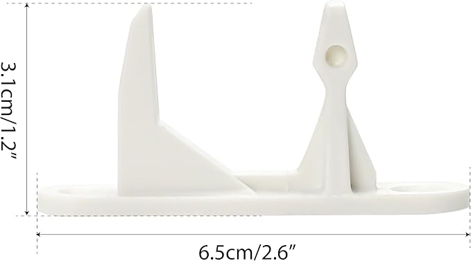 2 Pack Washer Door Striker Lock Latch Replacement Parts - Image 2