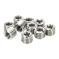 10Pcs Thread Adapter Sleeve Reducing Nut, M6 M to M4 F, 5mm Length | M6 x 1 by HIPICCO