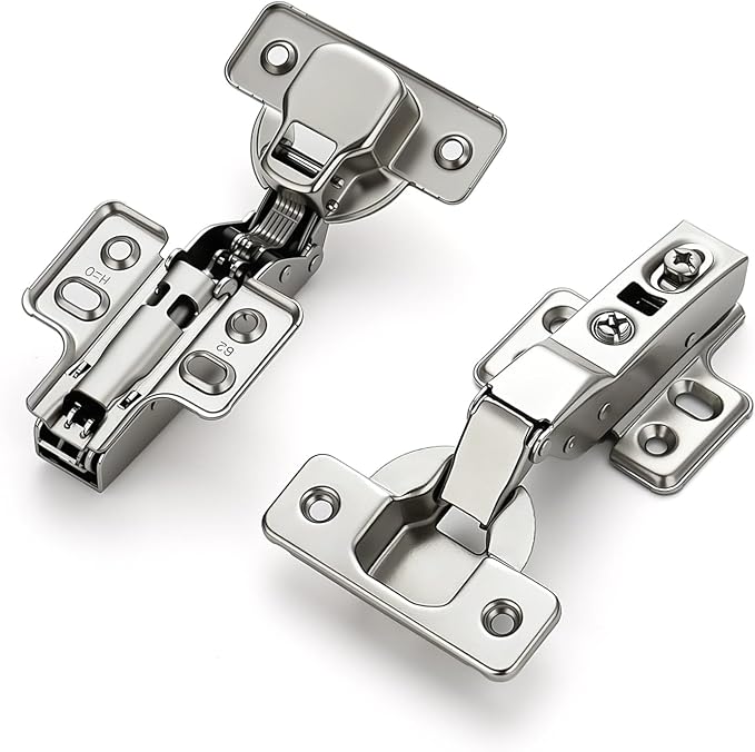 HOME EDIT 1 Pairs 2 Pack European Half Overlay Soft Close Cabinet Hinges | - Image 2