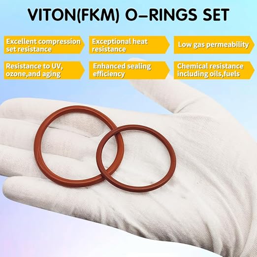 Viton O-Ring Kit, 30 Sizes, Shore 75A Durometer | FKM O-Rings, High-temperature - Image 4