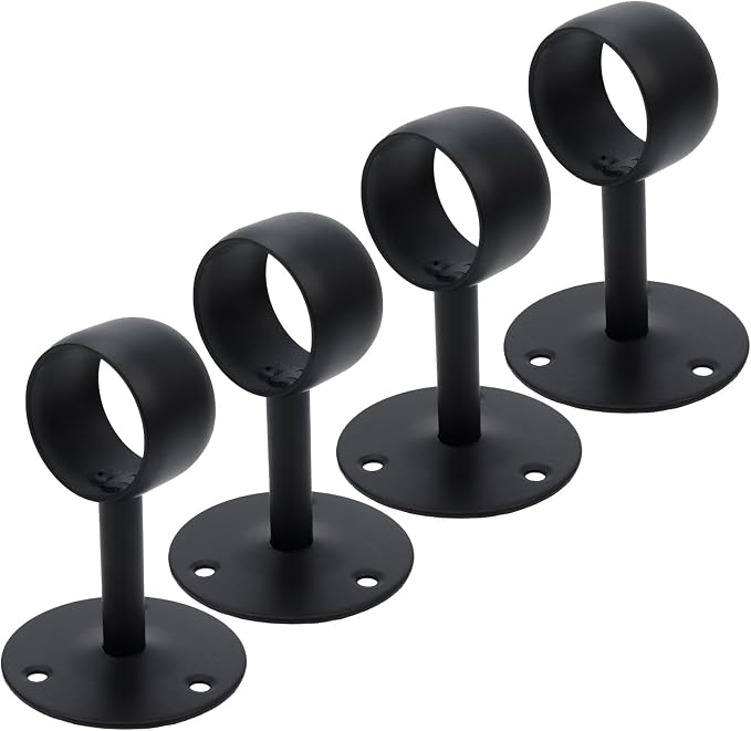 Antrader Curtain Rod Ceiling-Mount Bracket 1 1/2 Inch by Antrader
