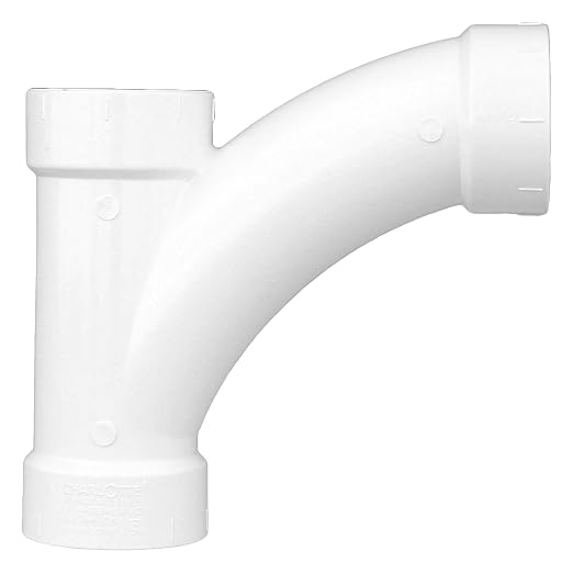 CHARLOTTE PIPE 3 DWV COMB WYE & 1/8 BEND ONE PIECE DWV - Image 4