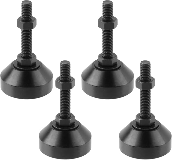 Antrader 4Pcs M8 Thread Adjustable Furniture Leveling Feet, 1.57in Dia Base | by Antrader