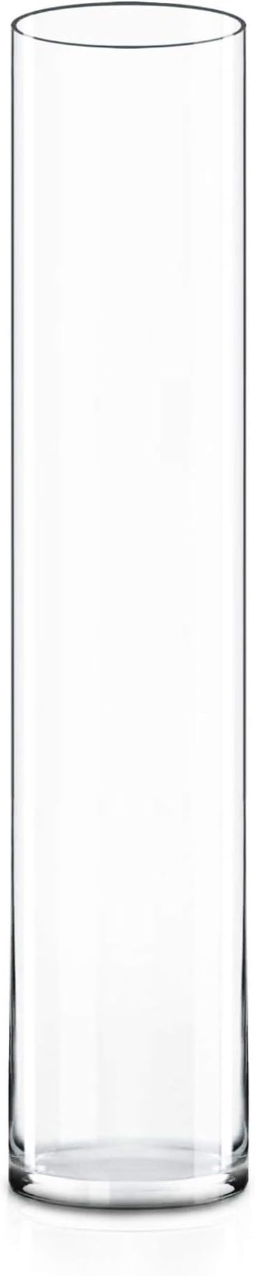 CYS EXCEL Cylinder Clear | Multiple Size Choices Glass Flower Centerpieces | by CYSEXCEL%C2%AE