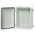 ABS Junction Box Hinged Cover Stainless Steel Latch IP67 Waterproof Plastic by LeMotech