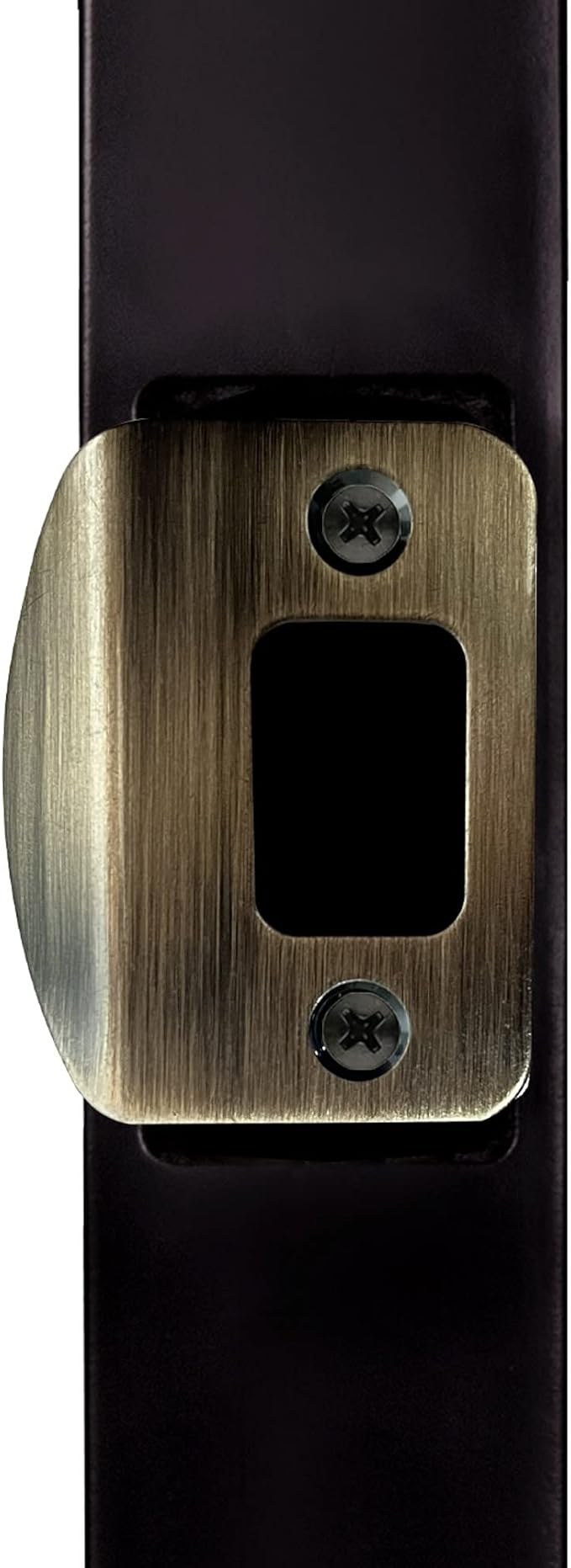 Design House Pro Series Deadbolt Strike Plate, Antique Brass | Surface - Image 6