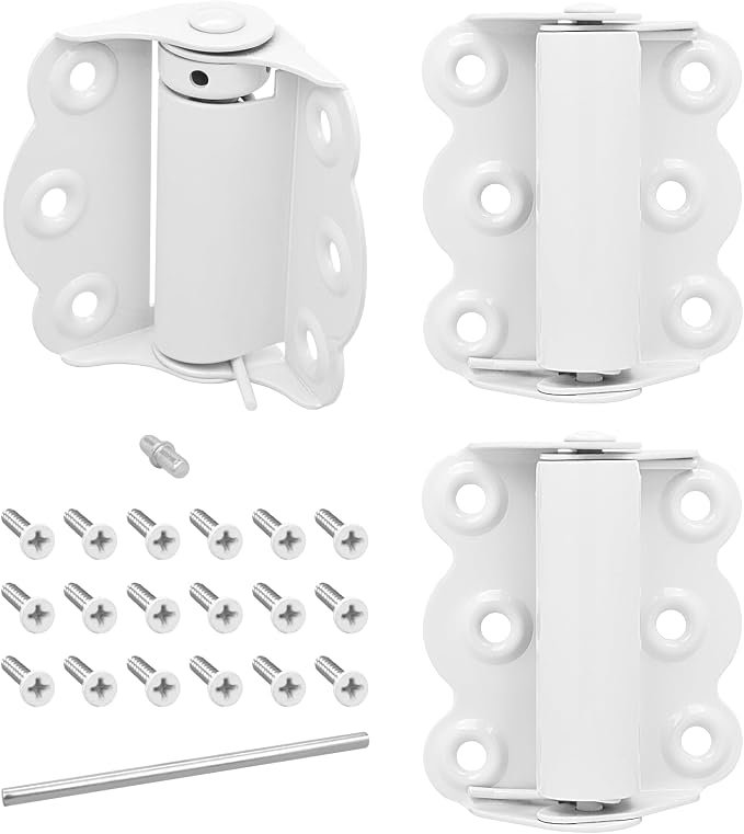 Nuk3y Screen Door Spring Hinge Set, Set Includes 2 Self-Closing Hinges & 1 by NUK3YPRODUCTSK3