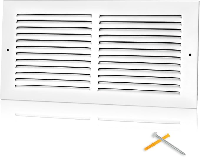 Fancat 14x6 Duct Opening | Steel Return Air Grille | Vent Cover Grill by SmarterAirBetterLiving