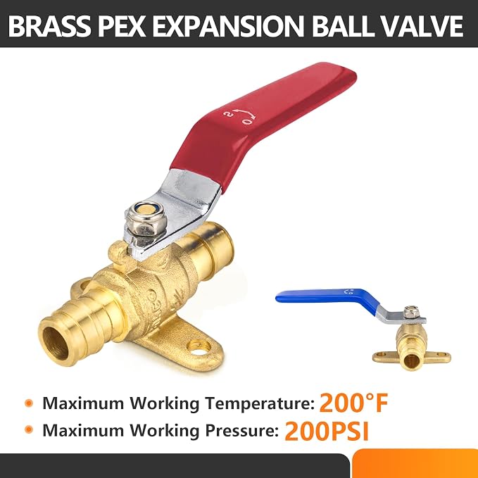 10PC HeSun 1/2 Inch PEX-A Expansion Ball Valve - Image 5