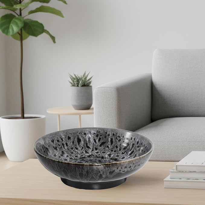 Ceramic Fruit Bowl, 10.2" Decorative Bowl, Large Fruit Bowl - Image 6